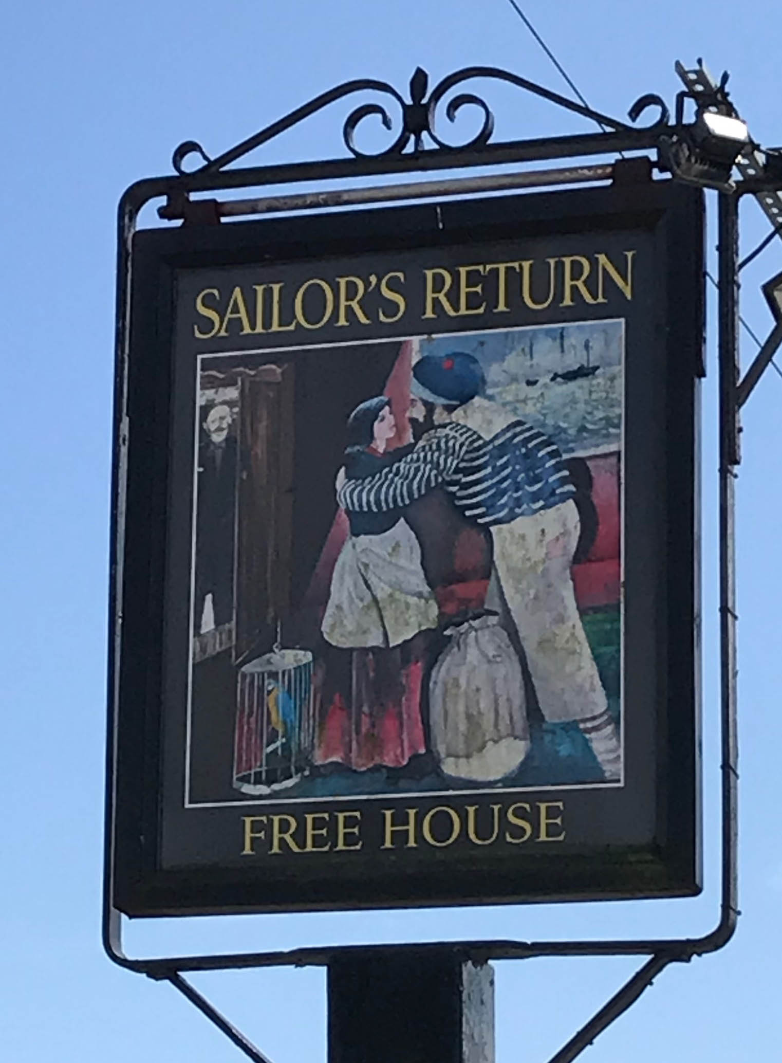 sailors return