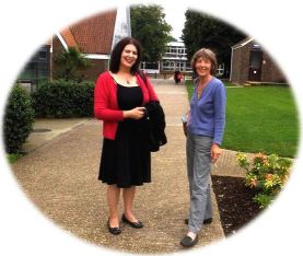 Anna Rosic & Louise De Bruin (powys conference organisers)