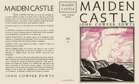 John Cowper Powys, Maiden Castle (front and back cover)