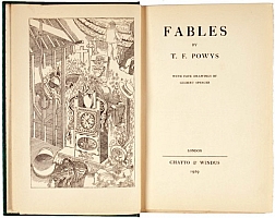t f powys, fables