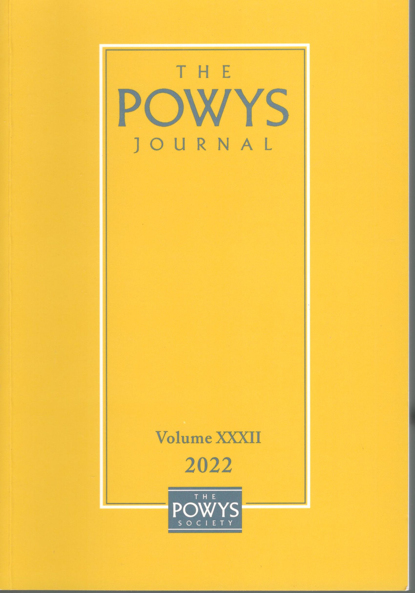 Powys Journal XXX(2022)